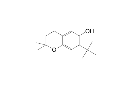 2H-1-Benzopyran-6-ol, 7-(1,1-dimethylethyl)-3,4-dihydro-2,2-dimethyl-