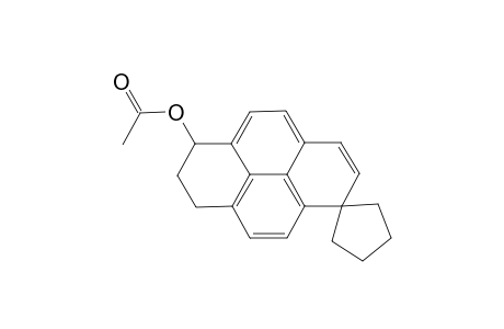 Acetic acid 1-spiro[2,3-dihydro-1H-pyrene-6,1'-cyclopentane]yl ester