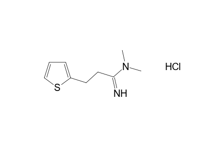 N,N-dimethyl-2-thiophenepropionamidine, monohydrochloride