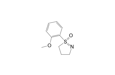 1-(2-Methoxyphenyl)-4,5-dihydro-3H-isothiazole 1-oxide