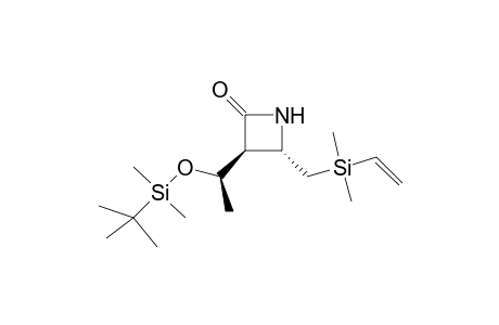 (3S,4S)-3-[(1R)-1-[tert-butyl(dimethyl)silyl]oxyethyl]-4-[[dimethyl(vinyl)silyl]methyl]azetidin-2-one
