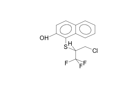 ALPHA-(1,1,1-TRIFLUORO-3-CHLOROPROP-2-YLTHIO)-BETA-NAPHTHOL