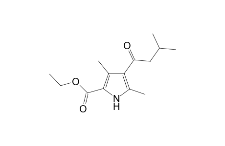 Ethyl 3,5-dimethyl-4-(3-methylbutanoyl)-1H-pyrrole-2-carboxylate