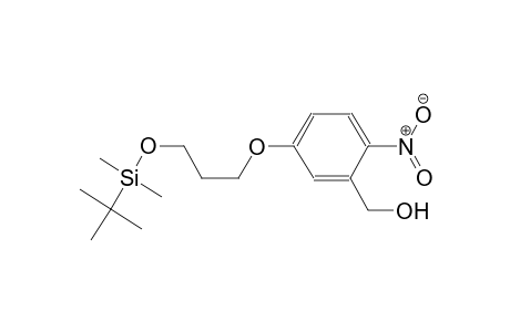 benzenemethanol, 5-[3-[[(1,1-dimethylethyl)dimethylsilyl]oxy]propoxy]-2-nitro-