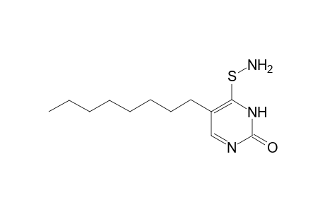 6-(aminothio)-5-octylpyrimidin-2(1H)-one