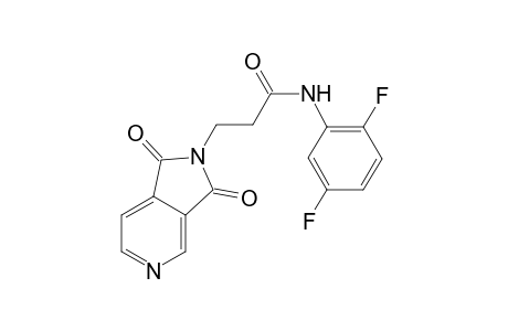 N-(2,5-difluorophenyl)-3-(1,3-dioxo-1,3-dihydro-2H-pyrrolo[3,4-c]pyridin-2-yl)propanamide