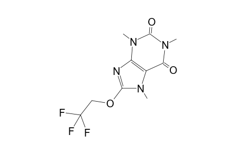 1,3,7-trimethyl-8-(2,2,2-trifluoroethoxy)purine-2,6-dione