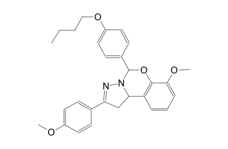 5-(4-butoxyphenyl)-7-methoxy-2-(4-methoxyphenyl)-1,10b-dihydropyrazolo[1,5-c][1,3]benzoxazine