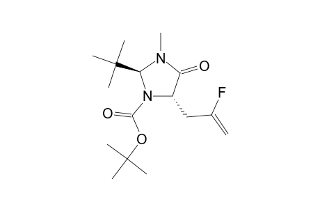 TERT.-BUTYL-(2S,5S)-2-TERT.-BUTYL-5-(2-FLUOROALLYL)-3-METHYL-4-OXOIMIDAZOLIDINE-1-CARBOXYLATE;MAJOR-ROTAMER