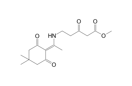 Methyl 5-{[1-(4,4-dimethyl-2,6-dioxocyclohexylidene)ethyl]amino}-3-oxopentanoate