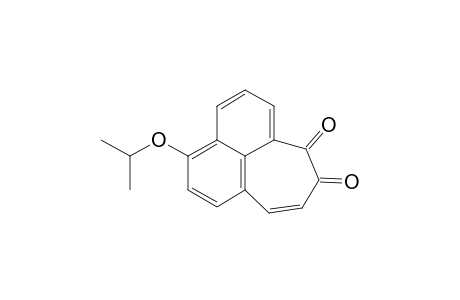 Cyclohepta[de]naphthalene-7,8-dione, 3-(1-methylethoxy)-