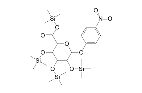 4-Nitrophenyl-.beta.-D-galacturonide, tris(trimethylsilyl) ether, trimethylsilyl ester