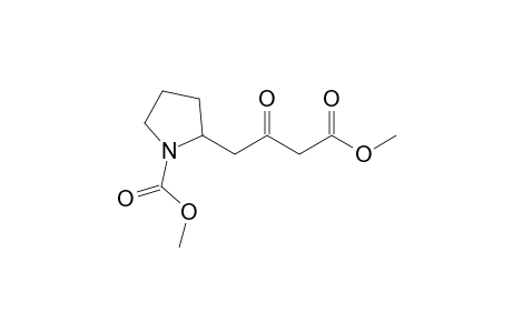 2-(2,4-diketo-4-methoxy-butyl)pyrrolidine-1-carboxylic acid methyl ester
