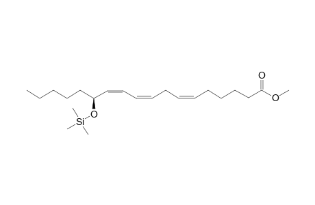 (13S,6Z,9Z,11E)-Hydroxyoctadeca-6,9,11-trienoic acid methyl ester trimethylsilyl dev.