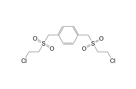 1,4-bis{[(2-chloroethyl)sulfonyl]methyl}benzene