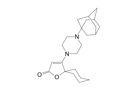 4-[4-(1-adamantyl)-1-piperazinyl]-1-oxaspiro[4.5]dec-3-en-2-one