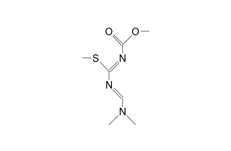 1-Methoxycarbonyl-4-dimethylamino-2-thiomethyl-1,3-diaza-butadiene