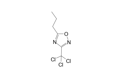 3-Trichloromethyl-5-propyl-1,2,4-oxadiazole
