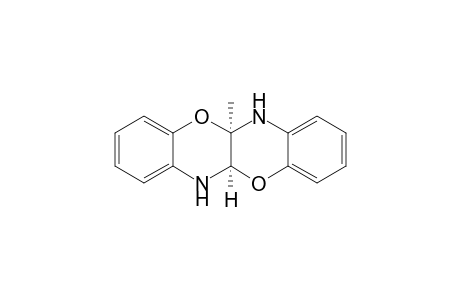 [1,4]Benzoxazino[3,2-b][1,4]benzoxazine, 5a,6,11a,12-tetrahydro-5a-methyl-, cis-(.+-.)-