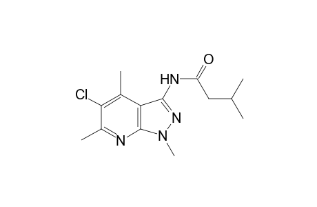 Butanamide, N-(5-chloro-1,4,6-trimethyl-1H-pyrazolo[3,4-b]pyridin-3-yl)-3-methyl-