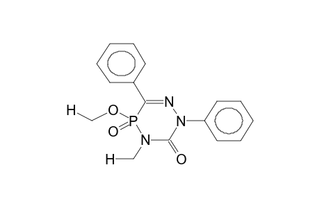 1-METHYL-3,5-DIPHENYL-6-METHOXY-2,6-DIOXO-1,2,3,6-TETRAHYDRO-1,3,4-TRIAZA-6LAMBDA5-PHOSPHORIN