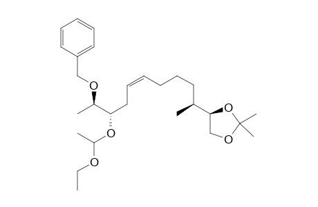 [(2R,3S,10S,5Z)-2-Benzyloxy-3-(1-ethoxyethyloxy)-10-[(4R)-2,2-dimethyl-1,3-dioxolan-4-yl]undec-5-ene