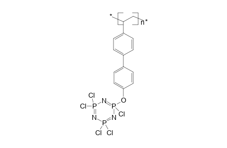 Poly[2,4,4,6,6-pentachloro-2-(4'-vinyl-4-biphenylyloxy)-1,3,5,2lambda^5,4lambda^5,6lambda^5-triazatriphosphorine]