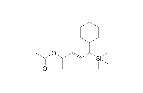 (3E)-5-Cyclohexyl-5-trimethylsilylpent-3-en-2-yl acetate