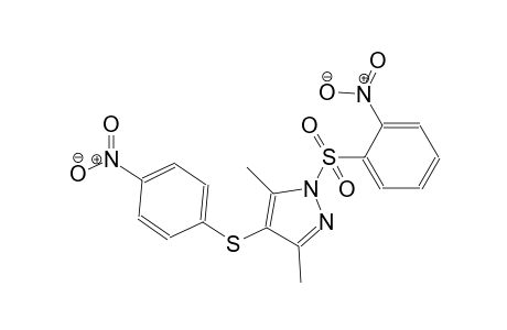 1H-pyrazole, 3,5-dimethyl-1-[(2-nitrophenyl)sulfonyl]-4-[(4-nitrophenyl)thio]-