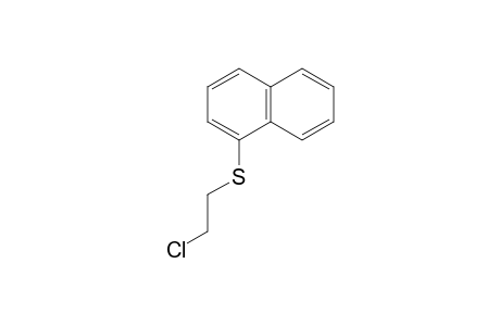 1-[(2-chloroethyl)sulfanyl]naphthalene