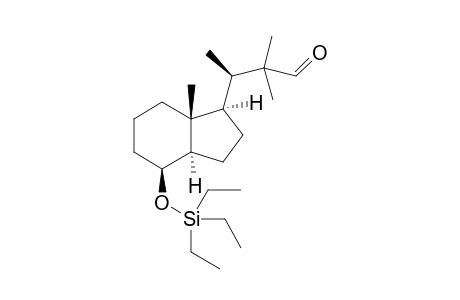 (8S,20R)-Des-A,B-20-(1',1'-dimethyl-2'-oxo-ethyl)-8-[(triethylsilyl)oxy]-pregnane