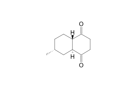 (4aS,6R,8aS)-6-methyldecalin-1,4-quinone