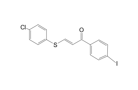 (2E)-3-[(4-Chlorophenyl)sulfanyl]-1-(4-iodophenyl)-2-propen-1-one