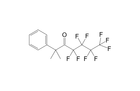 4,4,5,5,6,6,7,7,7-Nonafluoro-2-methyl-2-phenyl-heptan-3-one