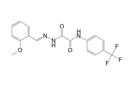 2-[(2E)-2-(2-methoxybenzylidene)hydrazino]-2-oxo-N-[4-(trifluoromethyl)phenyl]acetamide