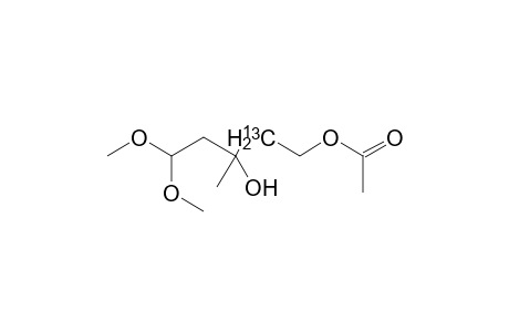 [2-(13)C]-3-methyl-5,5-dimethoxypentane-1,3-diol-1-acetate