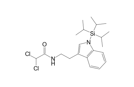 2,2-bis(chloranyl)-N-[2-[1-tri(propan-2-yl)silylindol-3-yl]ethyl]ethanamide