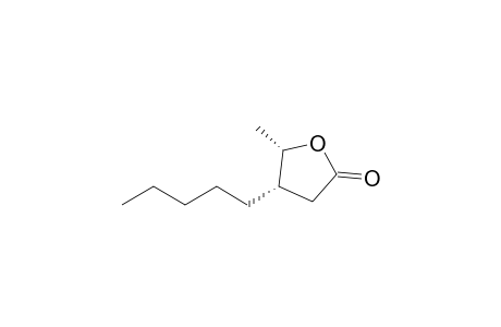 (4S,5S)-4-amyl-5-methyl-tetrahydrofuran-2-one