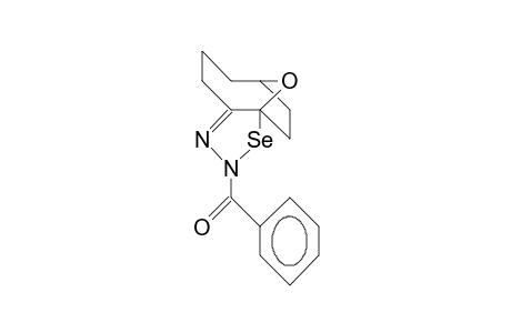 2-Benzoyl-7,9a-epoxy-2,4,5,6,7,8,9,9a-octahydro-1,2,3-cyclooctaselenadiazol