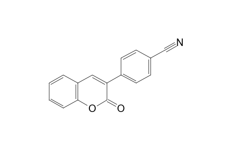 p-(2-OXO-2H-1-BENZOPYRAN-3-YL)BENZONITRILE