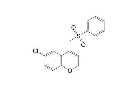 6-chloro-4-[(phenylsulfonyl)methyl]-2H-1-benzopyran