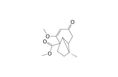 2-Methoxy-1-(methoxycarbonyl)-7.alpha.-methyltricyco[4.3.1.0(7,10)]dec-2-en-4-one