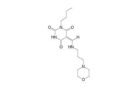 (5E)-1-butyl-5-({[3-(4-morpholinyl)propyl]amino}methylene)-2,4,6(1H,3H,5H)-pyrimidinetrione