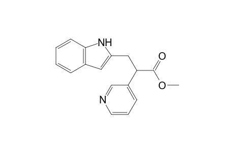 Methyl 2-(3-pyridyl)-3-(indol-2-yl)propionate