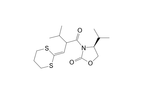 (4S)-3-[1-Oxo-3-(1,3-dithian-2-ylidene)-2-(2-propyl)propyl]-4-(1-methylethyl)-2-oxazolidenone