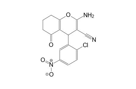 4H-1-benzopyran-3-carbonitrile, 2-amino-4-(2-chloro-5-nitrophenyl)-5,6,7,8-tetrahydro-5-oxo-