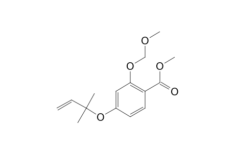 Methyl 2-(Methoxymethoxy)-4-(2-methylbut-3-en-2-yloxy)benzoate