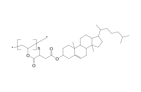 Poly[1-(cholesteryloxy-methylsuccinoyloxy)ethylene]