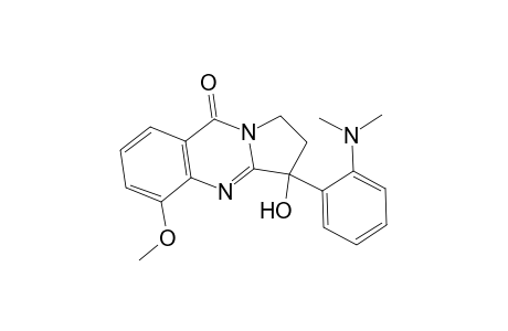 Pyrrolo[2,1-b]quinazolin-9(1H)-one, 3-[2-(dimethylamino)phenyl]-2,3-dihydro-3-hydroxy-5-methoxy-