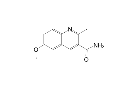 6-Methoxy-2-methyl-3-quinolinecarboxamide